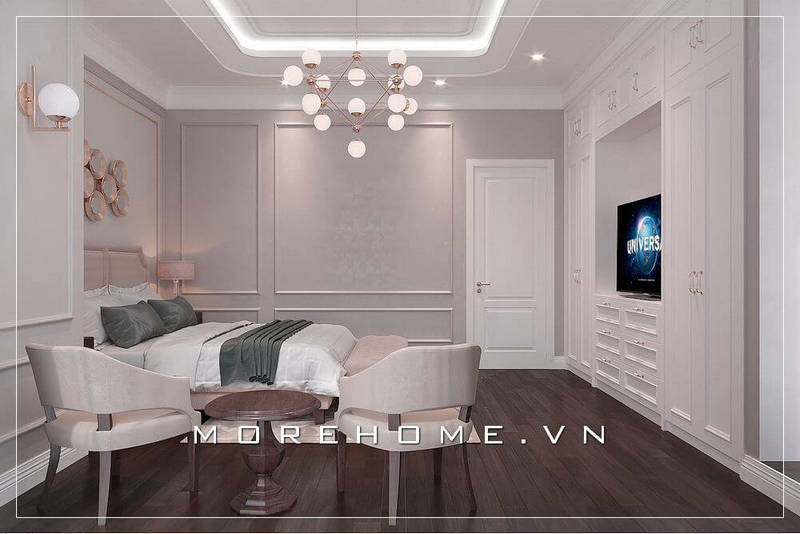 Thiết kế nội thất phòng ngủ sang trọng